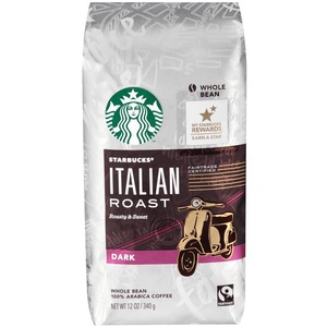 [스타벅스] 페어트레이드 써티파이드 이탈리안 로스트 원두 454g (Fairtrade Certified Italian Roast, Whole Bean)